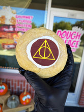 Load image into Gallery viewer, Deathly Hallows Sugar Cookie Glam Cookie