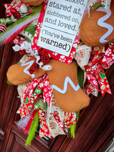 Load image into Gallery viewer, Gingerbread Dog Deluxe Door Swag