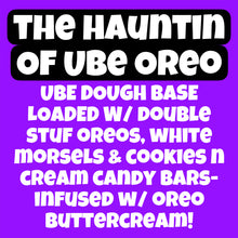 Load image into Gallery viewer, The Hauntin’ of Ube Oreo Glam Cookie