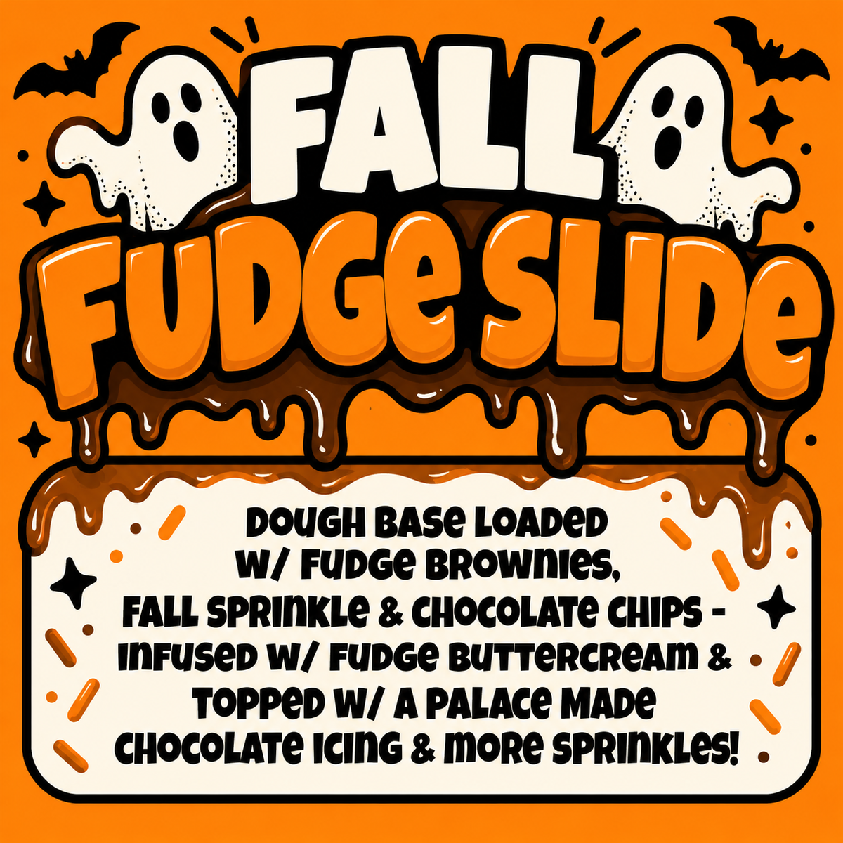 Fall Fudge Slide Glam Cookies