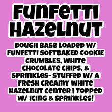 Load image into Gallery viewer, Funfetti Hazelnut Glam Cookie