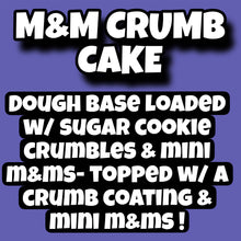 Load image into Gallery viewer, M&M Crumb Cake GlAm Cookie