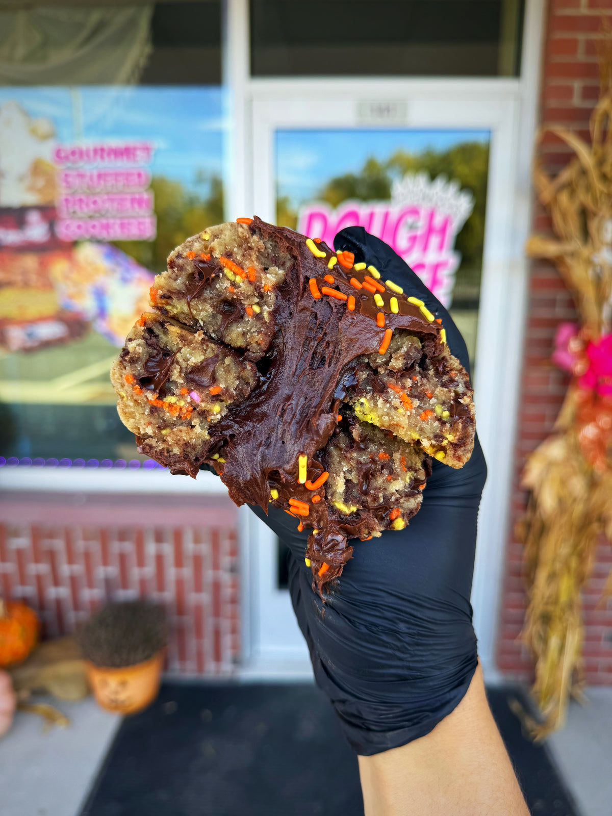 Fall Fudge Slide Glam Cookies