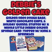 Load image into Gallery viewer, Debbie’s Golden Cake Glam Cookie
