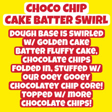 Load image into Gallery viewer, Choco Chip Cake Batter Swirl Glam Cookie