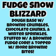 Load image into Gallery viewer, Fudge Snow Blizzard Glam Cookie