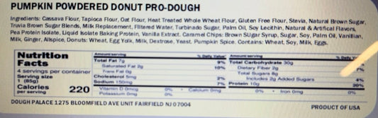 Pumpkin Powdered Donut Pro-Dough