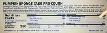 Load image into Gallery viewer, Pumpkin Sponge Cake Pro-Dough