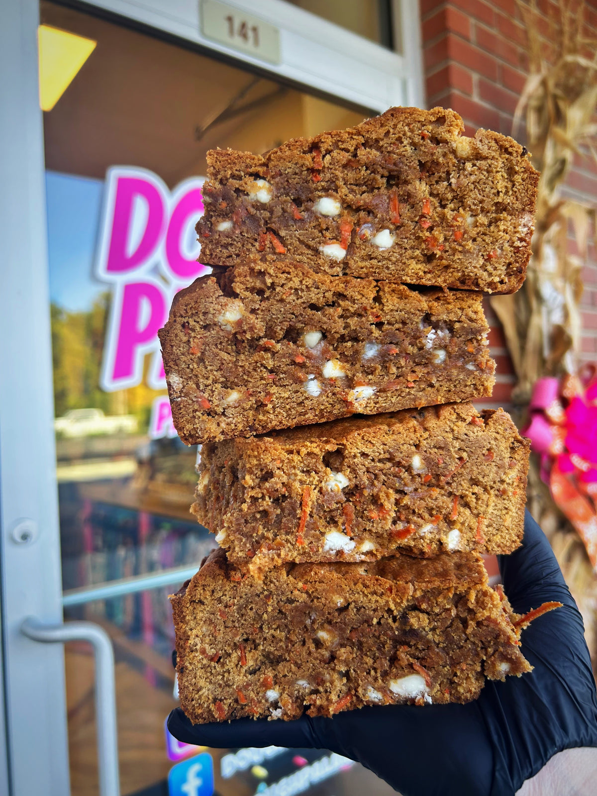 Carrot Cake Blondie Bar