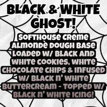 Load image into Gallery viewer, Black & White Ghost Glam Cookie