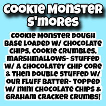Load image into Gallery viewer, Cookie Monster S’mores Glam Cookie