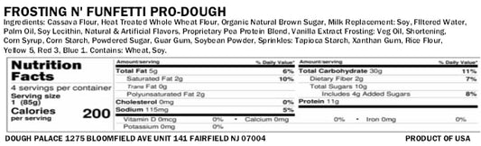 Frostinβ N Funfetti Pro-Dough (Vegan Friendly)