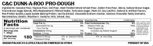 Cookies n’ Cream Dunk-A-Roo Pro-Dough