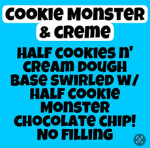 Load image into Gallery viewer, Cookie Monster &amp; Creme Glam Cookie
