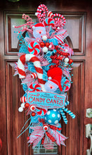 Load image into Gallery viewer, Candy Cane Lane Door Swag
