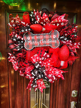 Load image into Gallery viewer, We Woof You a Merry Christmas Wreath
