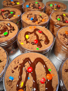 Gluten Free M&M Brownie Batter