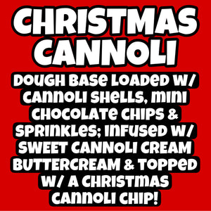 Christmas Cannoli Glam Cookie