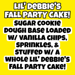 Lil’ Debbie’s Fall Party Cake Glam Cookie