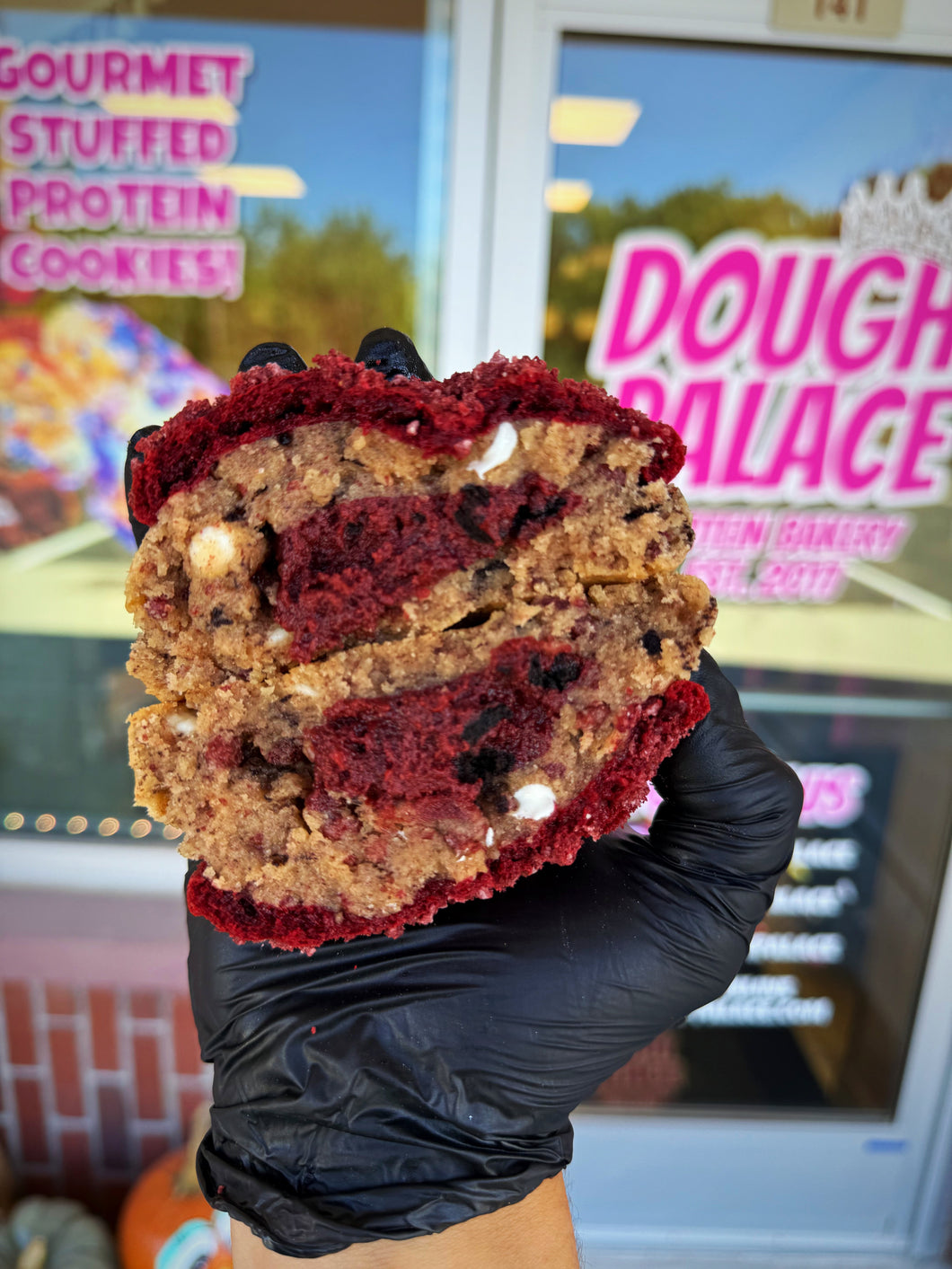Red Velvet Cake Crunch Glam Cookie