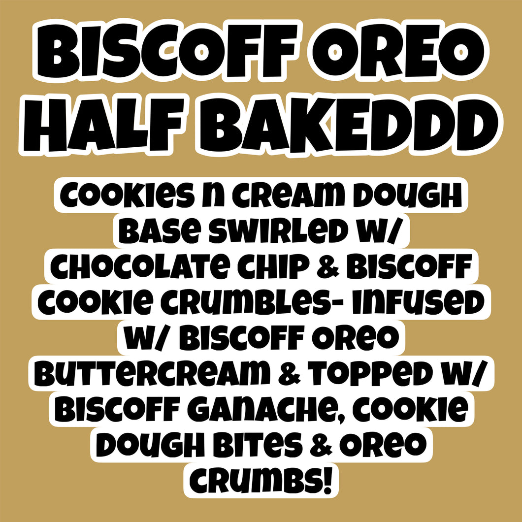 Biscoff Half Bakeddd Glam Cookie