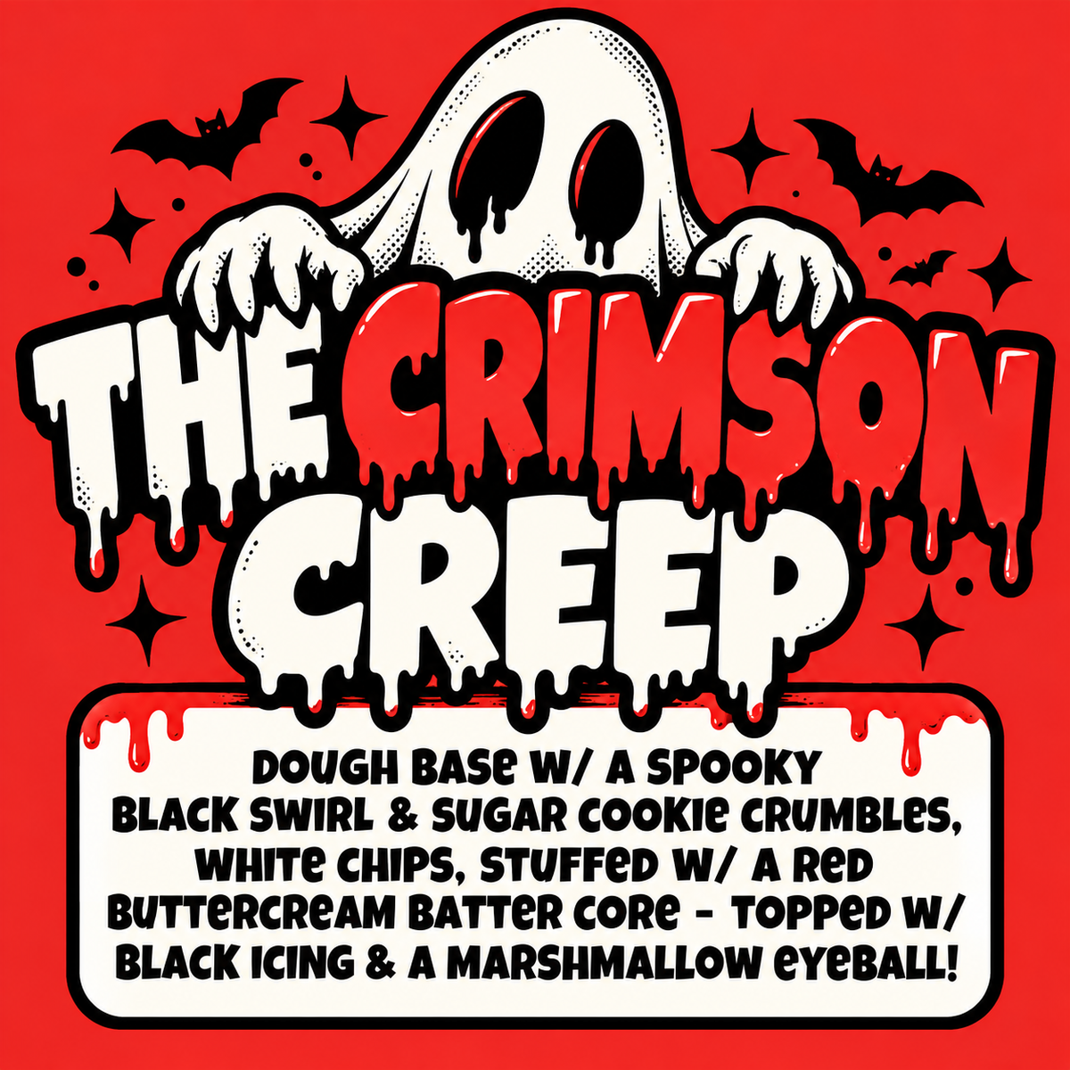 The Crimson Creep Glam Cookie