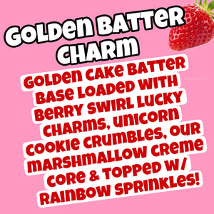 Golden Batter Charm Glam Cookie