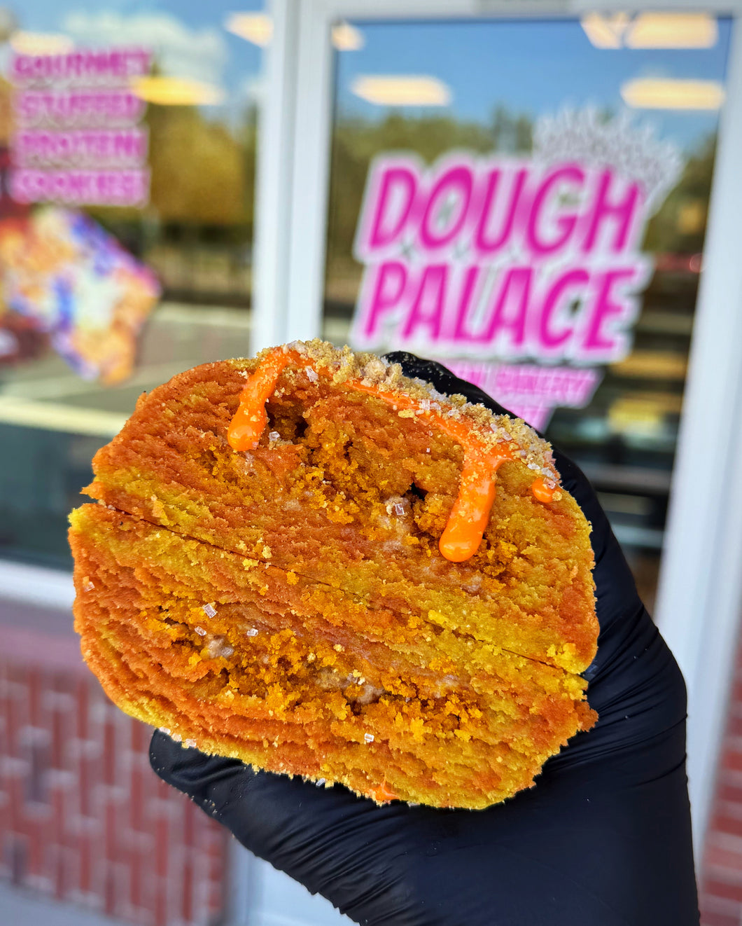 Pumpkin Cornbread Deluxe Glam Cookie
