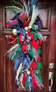Christmas Elegance Door Swag