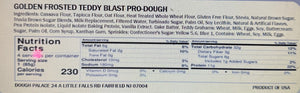 Golden Frosted Teddy Blast Pro-Dough