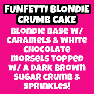 Funfetti Blondie Crumb Cake