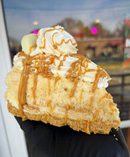 Load image into Gallery viewer, Peanut Butter Polar Bear (White Reese) Cheesecake Slice
