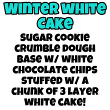 Load image into Gallery viewer, Winter White Cake Glam Cookie
