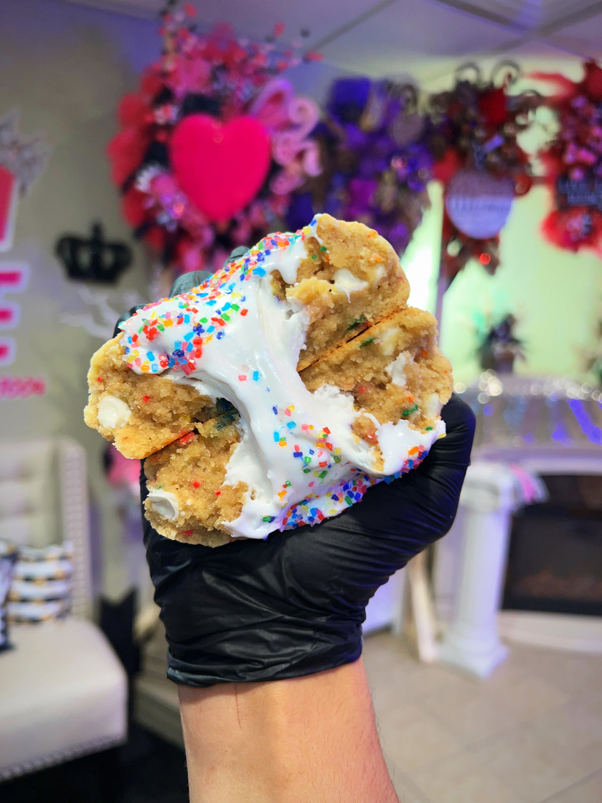 Frostin’ N Funfetti Glam Cookie