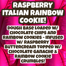 Load image into Gallery viewer, Raspberry Italian Rainbow Cookie Glam Cookie
