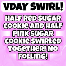 Load image into Gallery viewer, V-Day Swirl Glam Cookie
