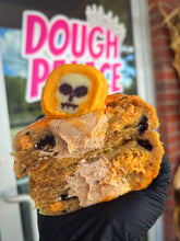 Load image into Gallery viewer, Pumpkin Nutella Skelly Glam Cookie
