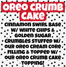 Load image into Gallery viewer, Oreo Crumb Cake Glam Cookie
