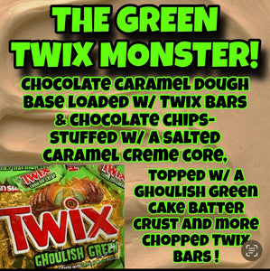The Green Twix Monster Glam Cookie