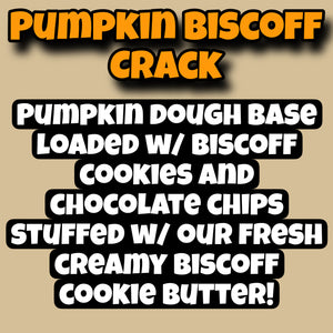 Pumpkin Biscoff Crack Glam Cookie