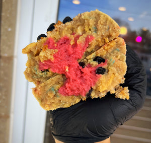 Blueberry Cotton Candy Glam Cookie