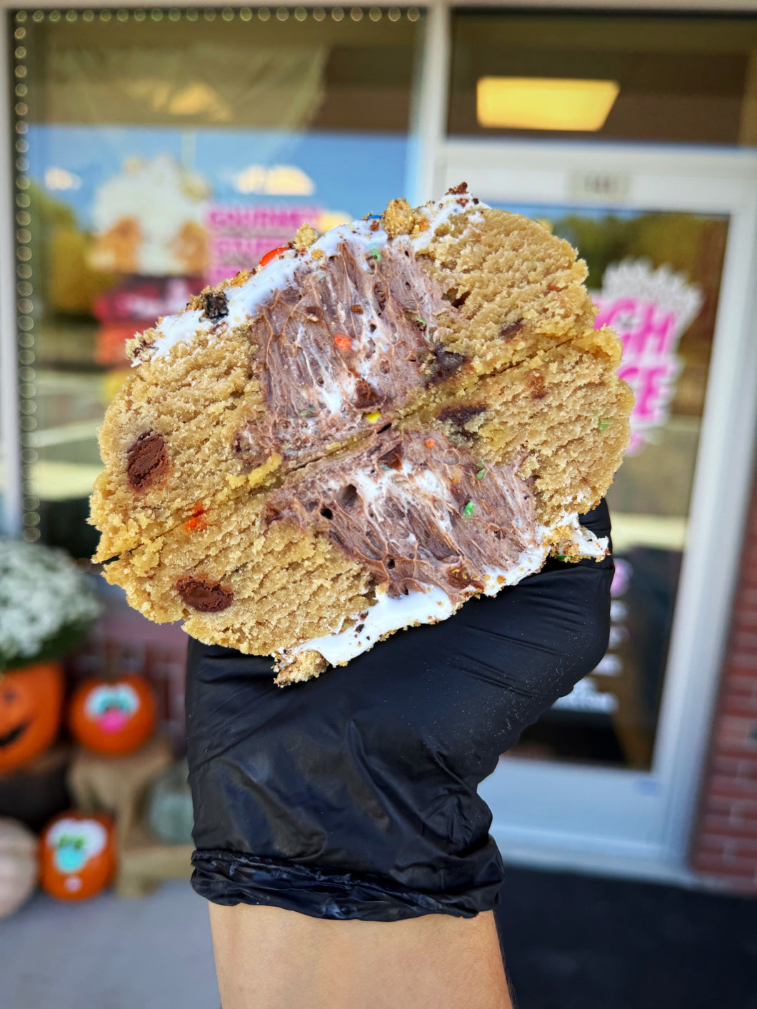 M&M Crunch Glam Cookie
