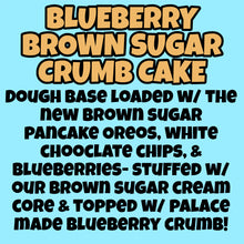 Load image into Gallery viewer, Blueberry Brown Sugar Crumb Cake Glam Cookie
