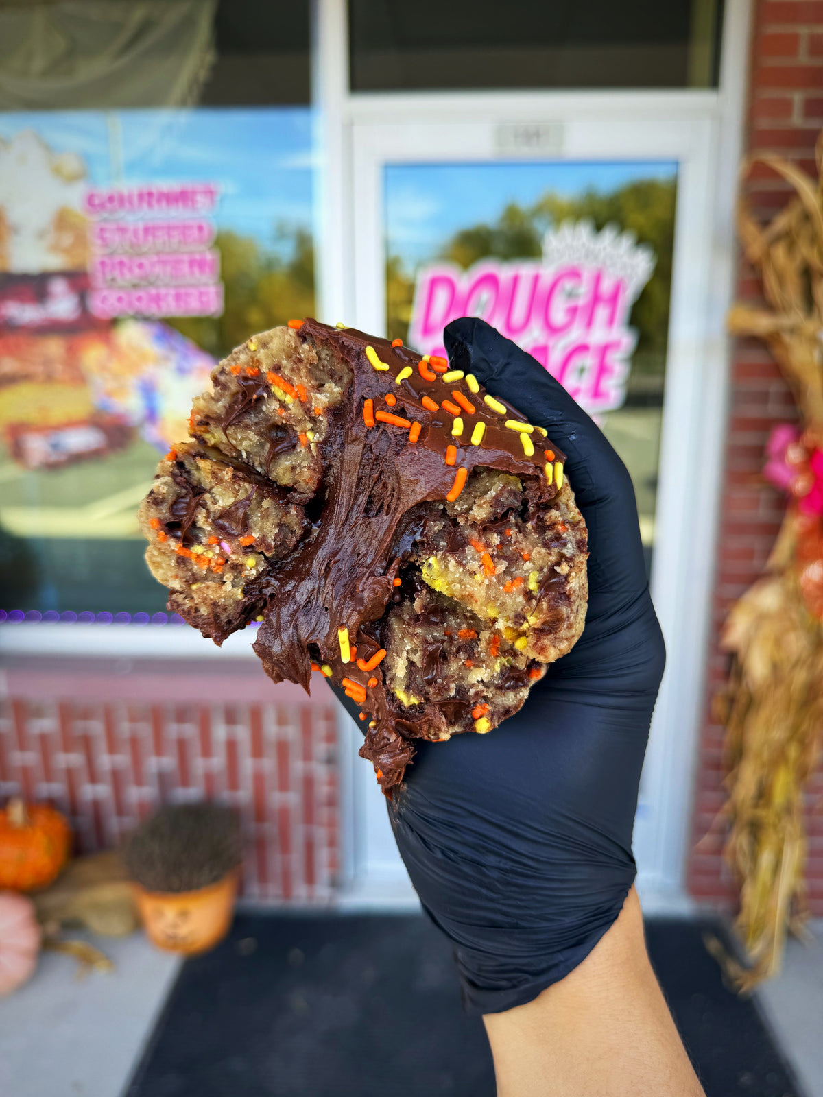 Fall Fudge Slide Glam Cookies
