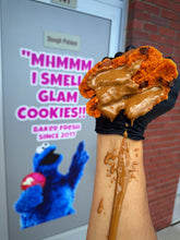 Load image into Gallery viewer, Pumpkin Biscoff Crack Glam Cookie
