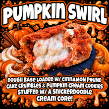 Load image into Gallery viewer, Pumpkin Swirl Glam Cookie
