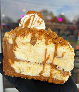 Biscoff Cookie Butter Cheesecake Slice