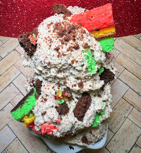 Rainbow Cookie Brownie Pro-Dough