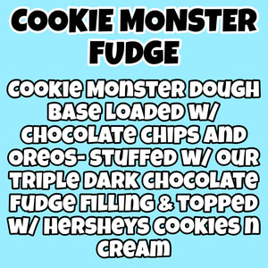 Cookie Monster Fudge Glam Cookie