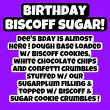 Load image into Gallery viewer, Birthday Biscoff Sugar Glam Cookie
